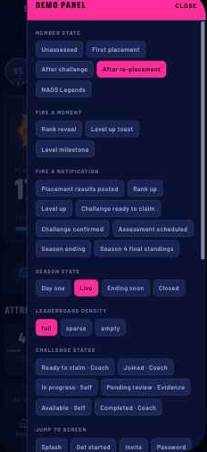 Demo panel