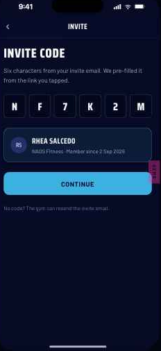 Invite code
