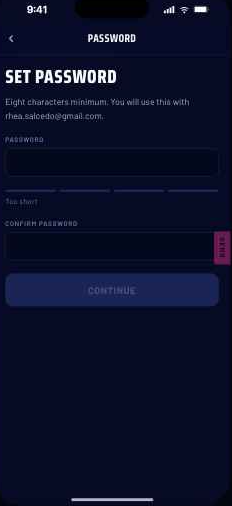 Set password